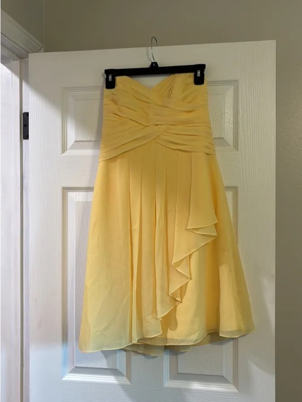 David's Bridal Yellow Dress